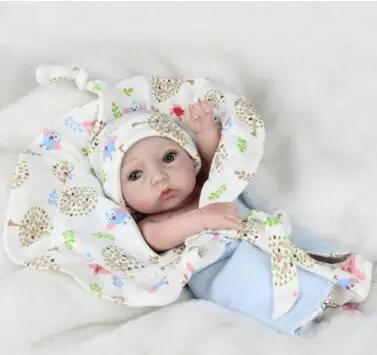 

28cm Mini Reborn Baby Doll reborn silicone full body new arrival lifelike baby reborn toys for kid's birthday gift BeBe Reborn