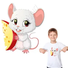 Mose патчи милые детские на заказ DIY стираемые наклейки на футболках яркий легкий принт A-Level Parches аппликация с горячим нанесением