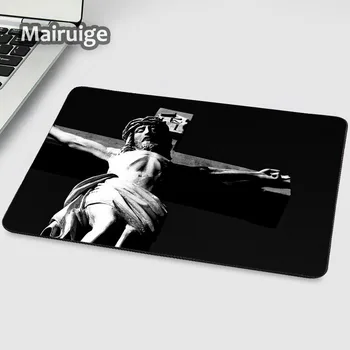 

Mairuige Creative Art Pattern Images Mousepad Religious Style Jesus Cross Painting mouse Pads Mat for Decorate Tabletop