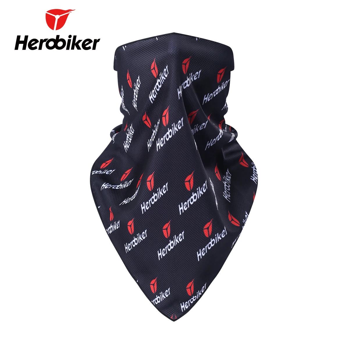 HEROBIKER Motorcycle Triangle Headband Motorbike Mask Bandana Breathable Face Neck Scarf Headgear