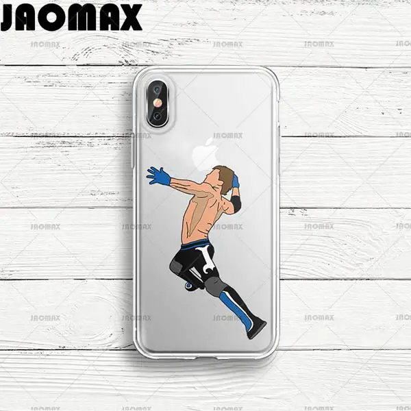 Jaomax Американский футбол силиконовый чехол для телефона для iPhone 11 Xs Xr 7 8 Plus 6S прозрачный силиконовый мягкий ТПУ чехол для телефона - Цвет: Pattern 26