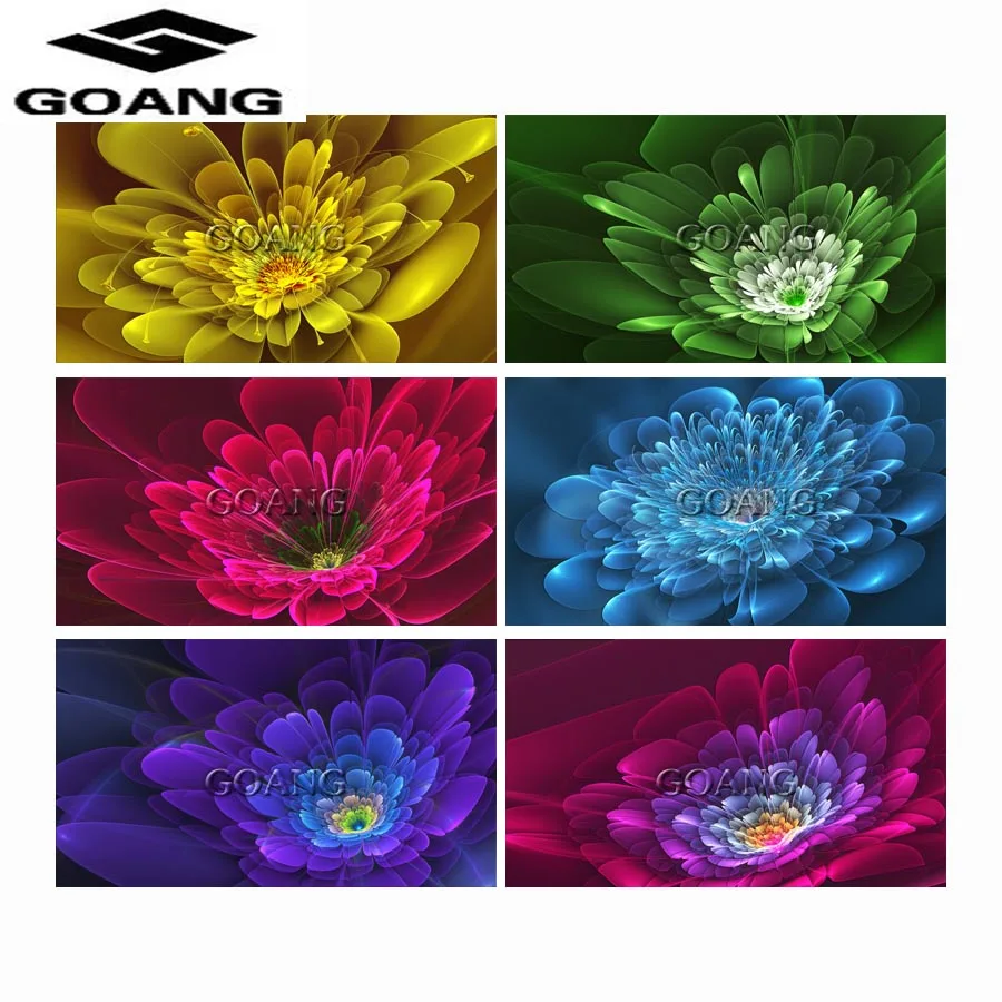 

GOANG HOT! 5D Diamond Embroidery Flower Diamond Cross Stitch Crystal Square Diamond Sets Mosaic Decorative Diy Diamond Painting