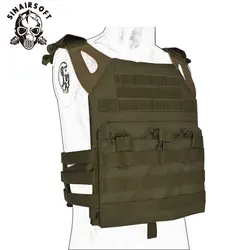 Colete tático jpc transportador de placa, molle militar exército colete munição de peito equipamento de peito airsoft paintball carregamento engrenagem usmc
