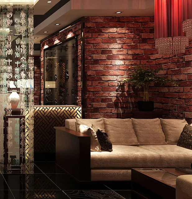 Vintage Brick Wallpaper Living Room Pattern Wall Paper For Vintage Brick Wallpaper Living Room Pattern Wall Paper For Home Deco Restaurant Bar