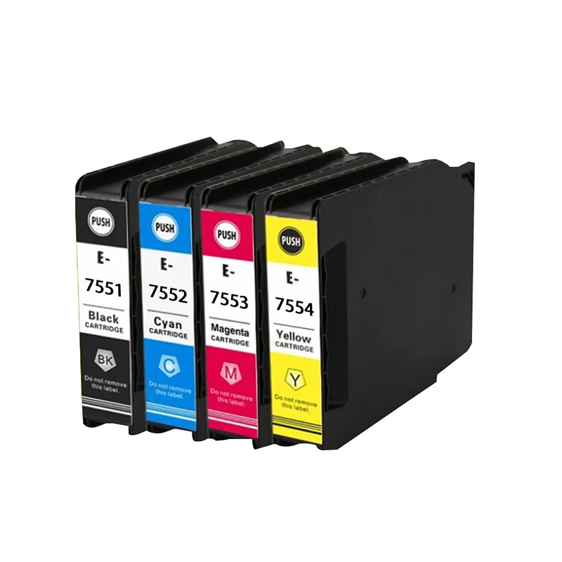 Совместимый чернильный картридж для Epson T7551(T7561 T7541) для принтера EPSON WF-8590DWF WF-8590DTWF с пигментными чернилами