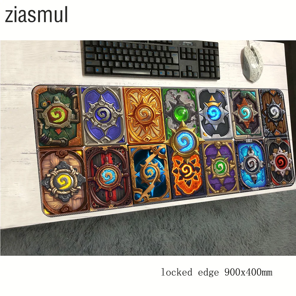 Коврик для мыши hearthstones 900x400x2 мм коврики подарок на Хэллоуин Коврик для компьютерной мыши Игровые Модные большие игровые коврики и чехлы игры pc gamer
