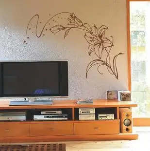 

DCTAL Flowers Lily Stickers Wall Stickers Wall Decals Decal Home Decor