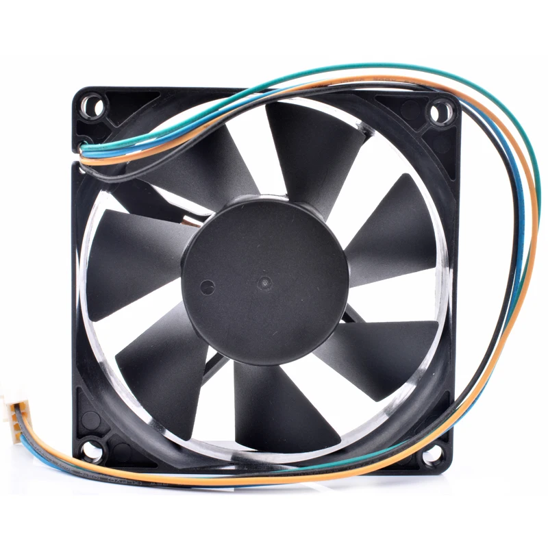 العلامة التجارية الجديدة الأصلي F128025SU 8 سنتيمتر 8025 80 مللي متر مروحة 12 V 0.40A 4 خطوط pwm الهيكل CPU كبيرة الهواء حجم التبريد مروحة