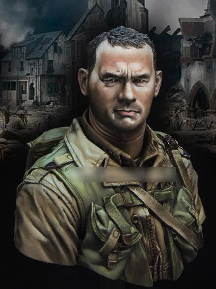 

1/10 Resin Bust Saving Private Ryan Captain Miller Not Assembled Uncolored