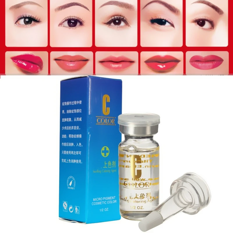 

1Pcs Detumescence coloring agent Cosmetic Color Permanent Makeup Pigment Supply 10ml