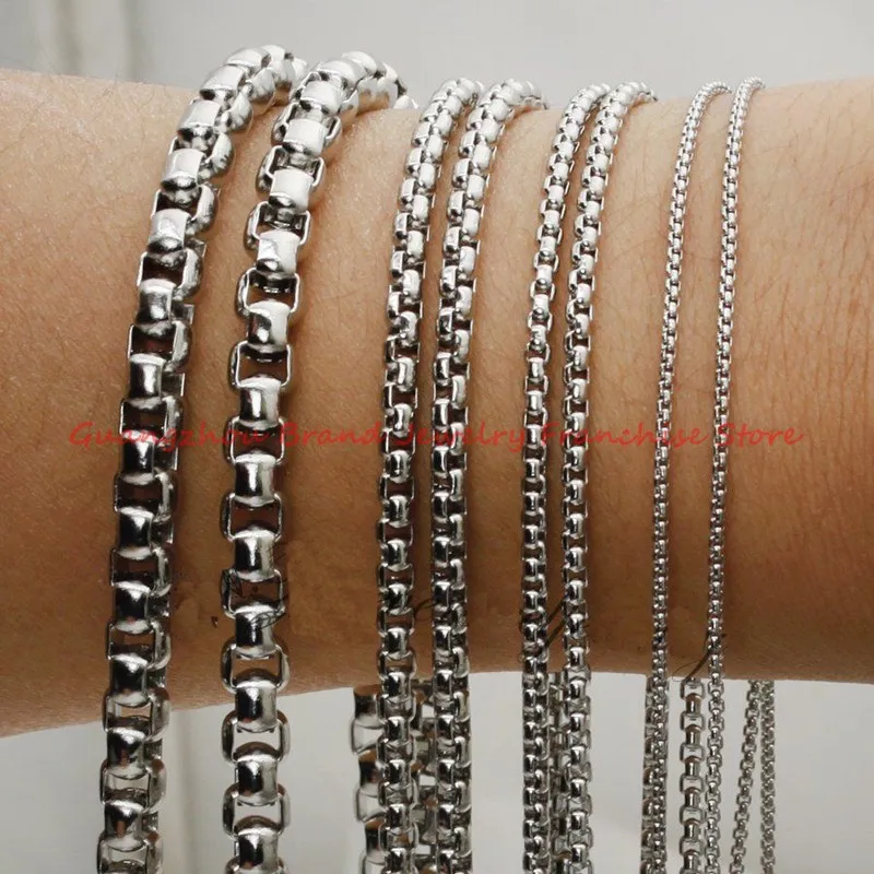 Fashion 1mm/2mm/3mm/4mm/5mm/7mm 316l 