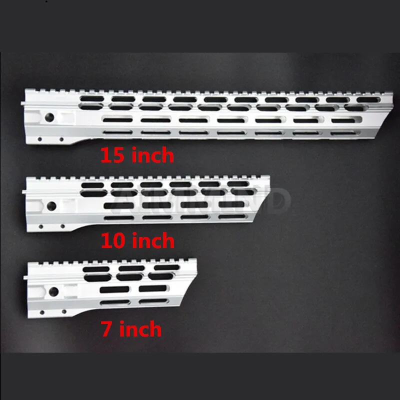 7 10 12 15 дюймов Picatinny mlok handguard Rails free Float ar 15 Handguard Quad Rail для AEG M4 M16 AR15 для охоты и стрельбы