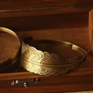 

65MM vintage brass bracelet blank,brass bracelet cuff tray bezels,feather bracelet 1900015