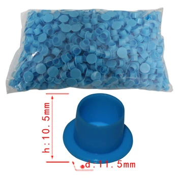 

1000Pcs Blue Ink Cup Large Tattoo Ink Cups For Tattoo Gun Needle Ink I237