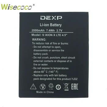 

Wisecoco S Ixion X LTE 4.5'' 2000mAh 3.7V Battery For DEXP S IXION X lte 4.5 Inch INNOS BP-4C-I Phone Battery Replacement