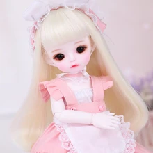 Полный набор 1/6 кукла BJD милая кукла Lina из смолы, кукла со стеклянными глазами для маленькой девочки, подарок на день рождения, Рождество