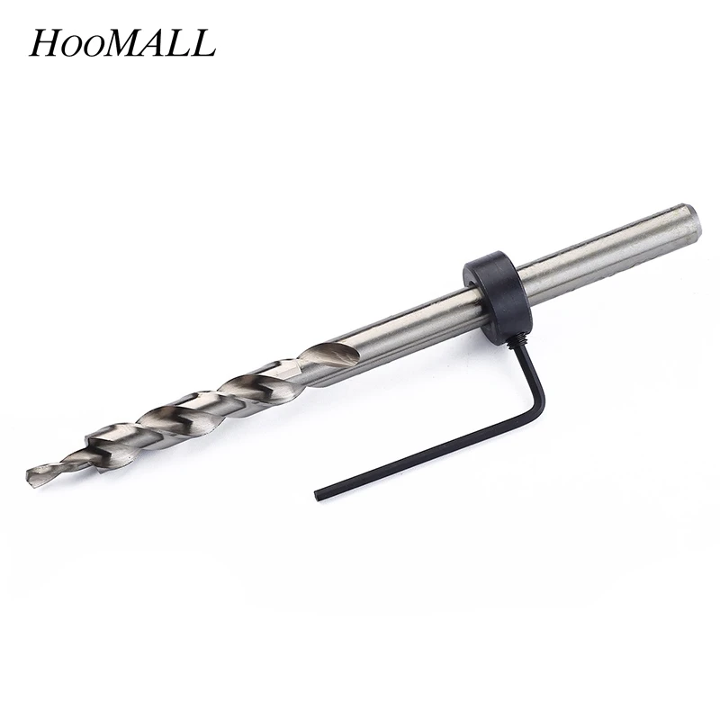 

Hoomall Metal Stepper Drill Bits Professional Woodworking Twist Center Step Drill Bits Straight Shank HSS Metal Hand Tools 10mm