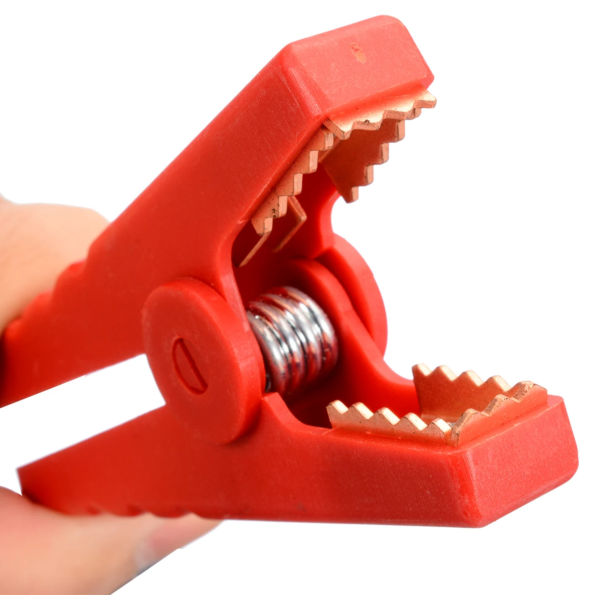 2pcs Crocodile Alligator Clip Fully Insulated 100A Car Battery Alligator Test Clamps Clips for Battery Chargers