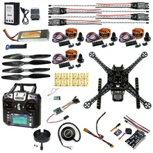 Full Set DIY FPV Drone Kit S600 4 axis Aerial Quadcopter Pix2.4.8 Flight Control GPS 7M 40A ESC 700kv Motor FS-I6 TX RX Battery