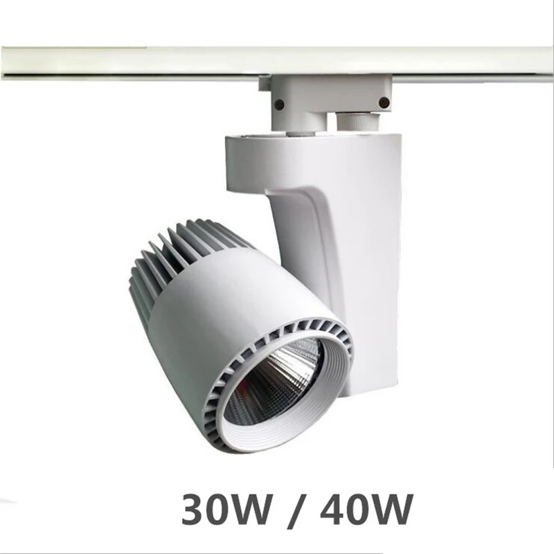 

LED COB track lights clothing store lighting 30W 40W white warm white cold white spot lights for shop lamp Showcase living room