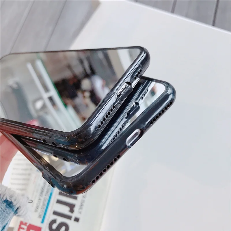 Мягкий Блестящий зеркальный чехол для HuaWei P smart 2019 P20Pro Y7Prime Mate 10 Lite P30 PRo 20 Y9 honor 8C 8X