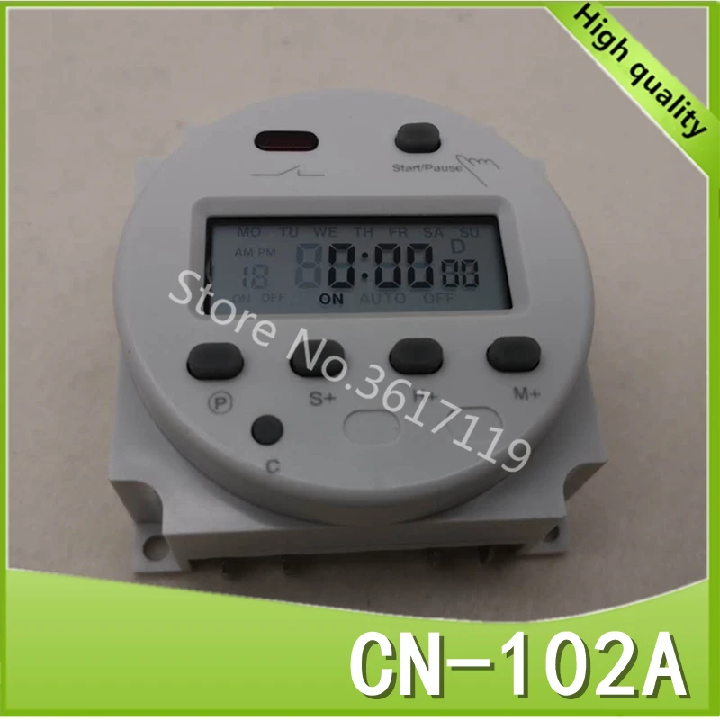 CN102A 12V/24V/110V/220V Single and double countdown micro cycle time control switch timer controller seconds control CN102A 12V/24V/110V/220V Single and double countdown micro cycle time control switch timer controller seconds control