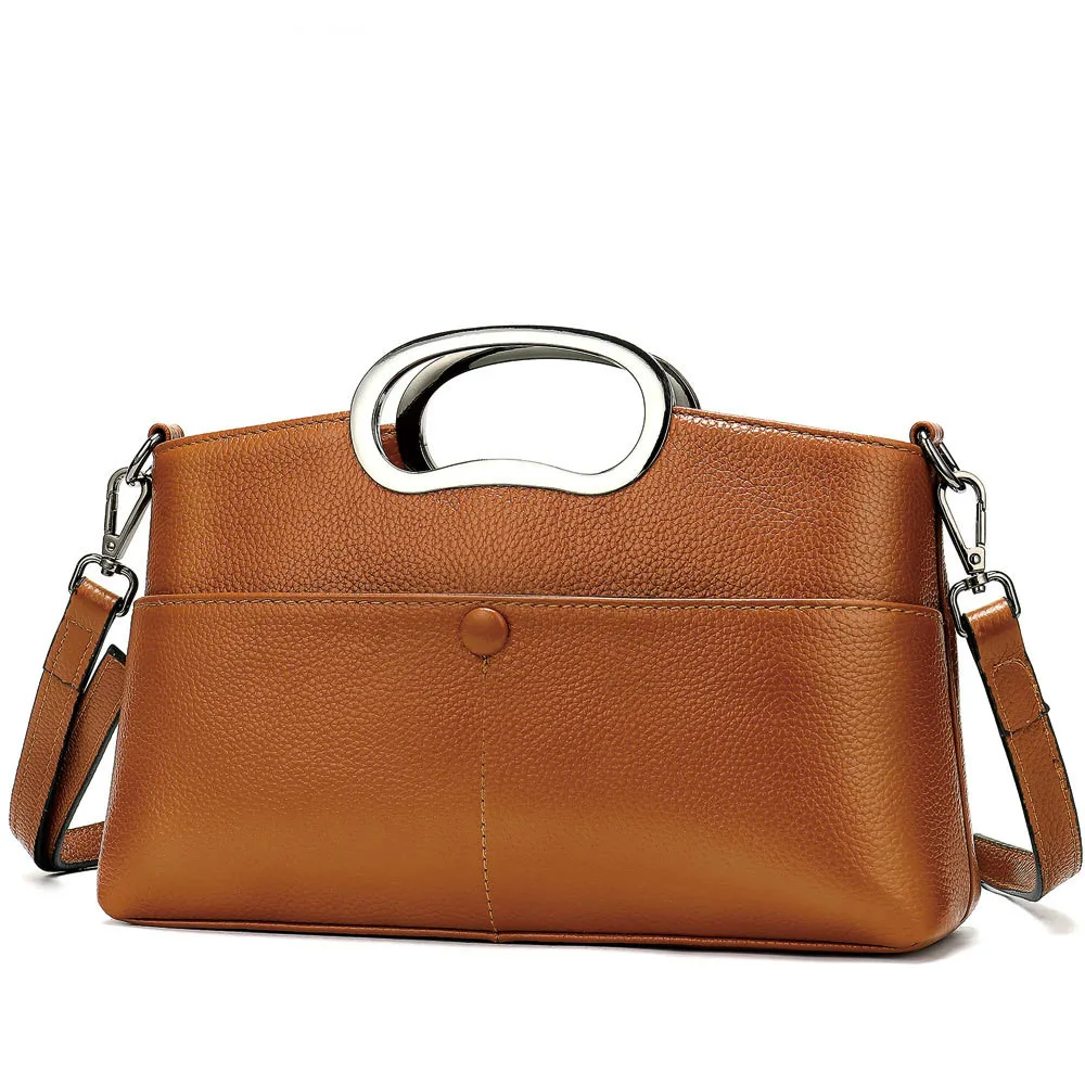

Leisure Ladies Leather Slant Handbag Dinner Small Fang Baonu Retro-vintage Leather Handbag 279