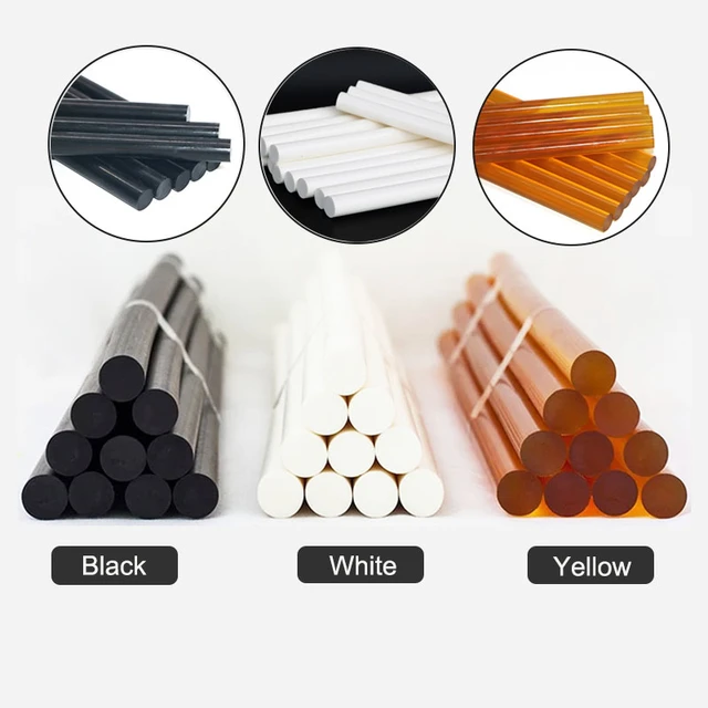 15pcs Hot Glue Sticks, 270 X11mm Black Hot Glue Sticks For Car