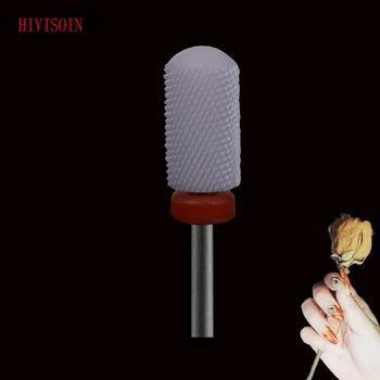 

1Pcs Pink Ceramic Nail Drill Bit - Small Rounded Top Bit - F(2103.066)