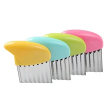 Нож для картошки фри из нержавеющей стали волнистый измельчитель моркови картофельные чипсы измельчитель