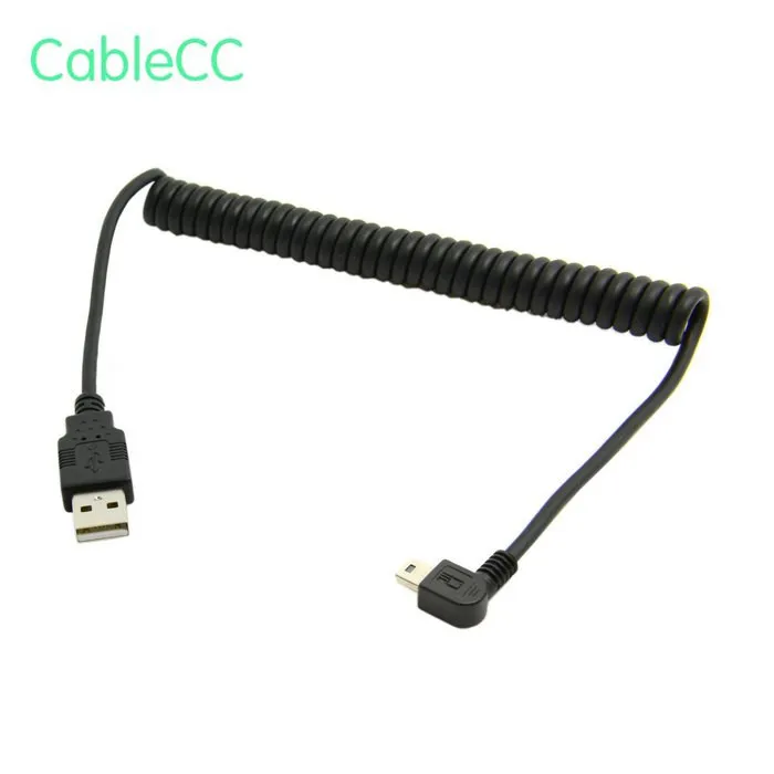 

1PCS/2PCS/ Stretch 90 Degree Right Angled USB A Type Male to 90 Degree Angled USB Male Data Charge Cable