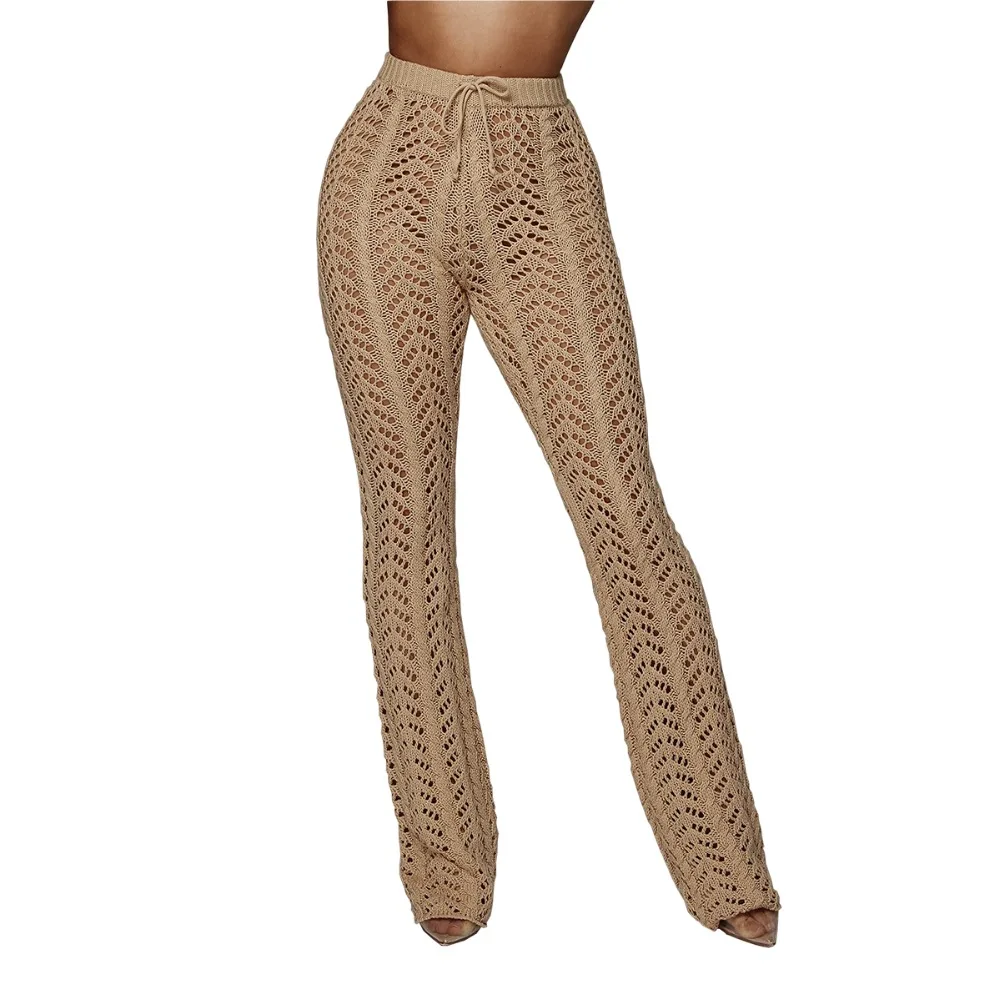 Aliexpress.com : Buy 2018 Crochet Pants Knitted Fitness Bandage Fashion