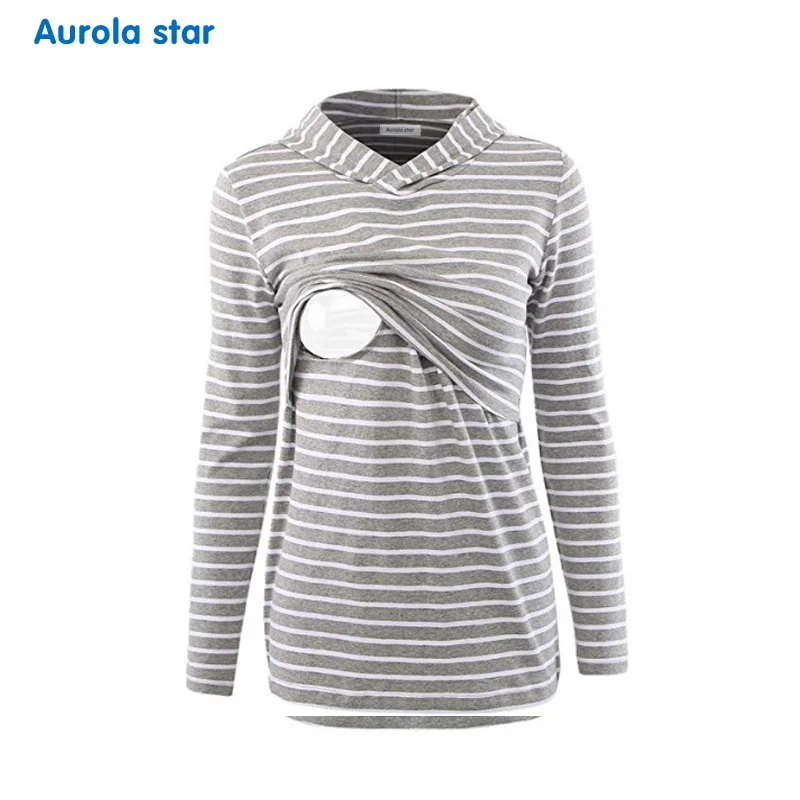 LONG SELEEVE NURSING BLOUSE AS1792  002
