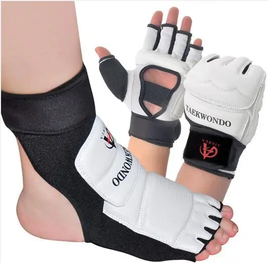 Taekwondo Adult child Gloves palm Protector Armguard Foot Instep