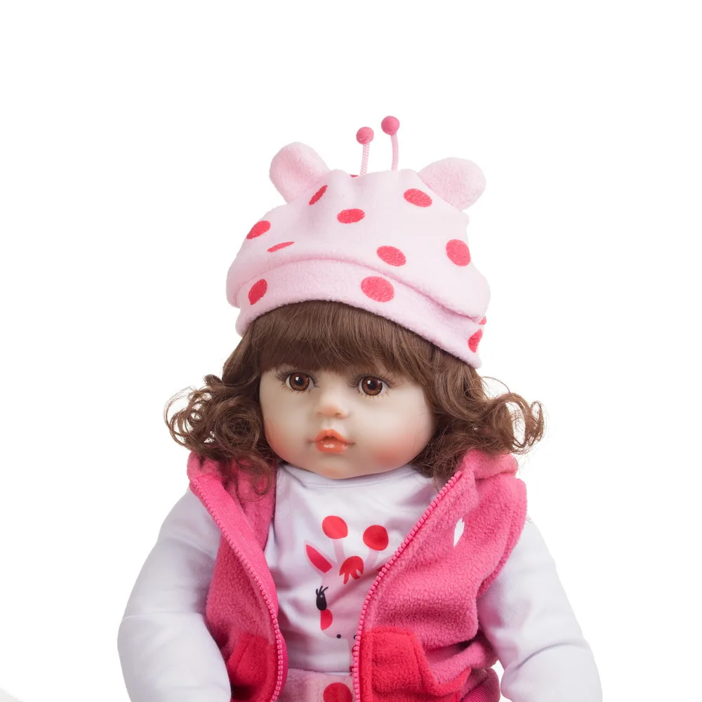 

55cm New Design Reborn Baby Real Newborn Soft Silicone Princess Birthday Gifts Fashion Doll Toys With Menina Giraffe Playmate