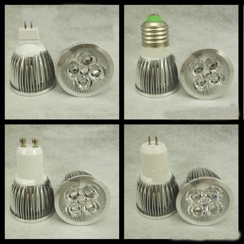 

MR16 E27 5*1W LED Aluminum 36mm High Lamp Cup Shell Kit 5W LED Spotlight Bulb Lamp Parts Accessory 10pcs