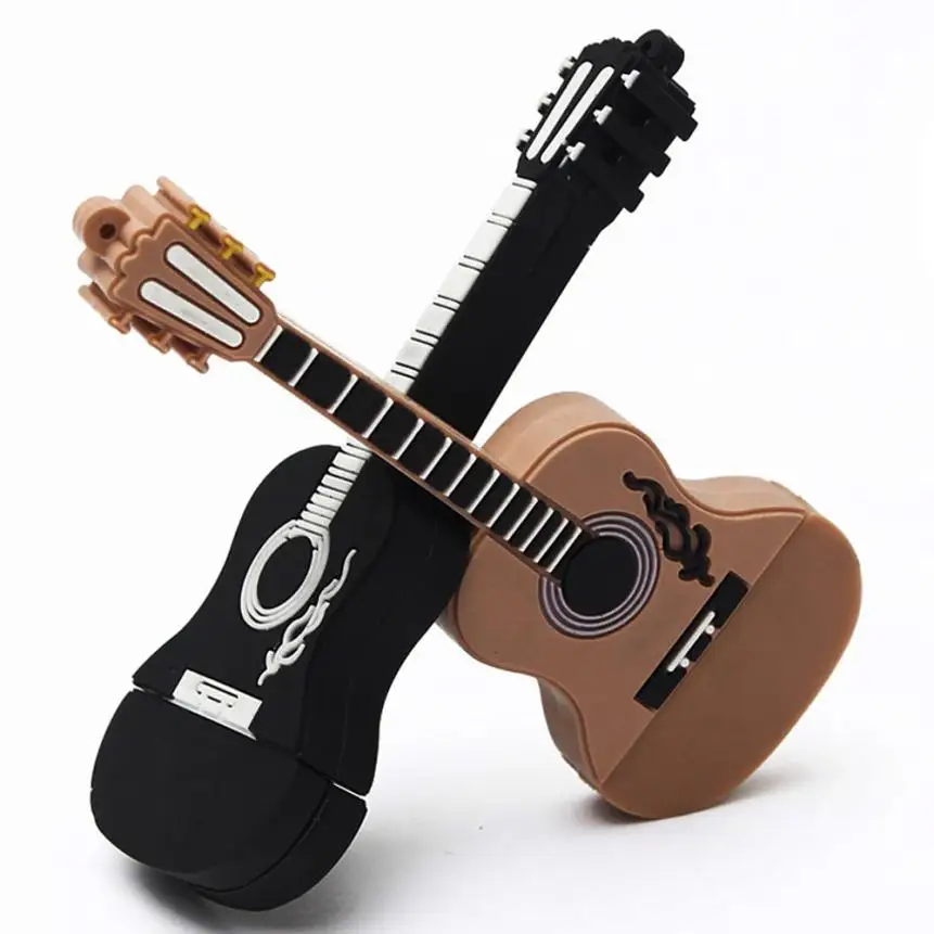16GB Guitar USB 2.0 Metal Flash Memory Stick Storage Thumb