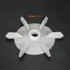 Uxcell 1Pcs 120x15mm/140x16mm/140x18mm/148x20mm White Plastic D Shaft Replacement 6/12 Impeller Motor Fan Vane for Home DIY ► Photo 3/4