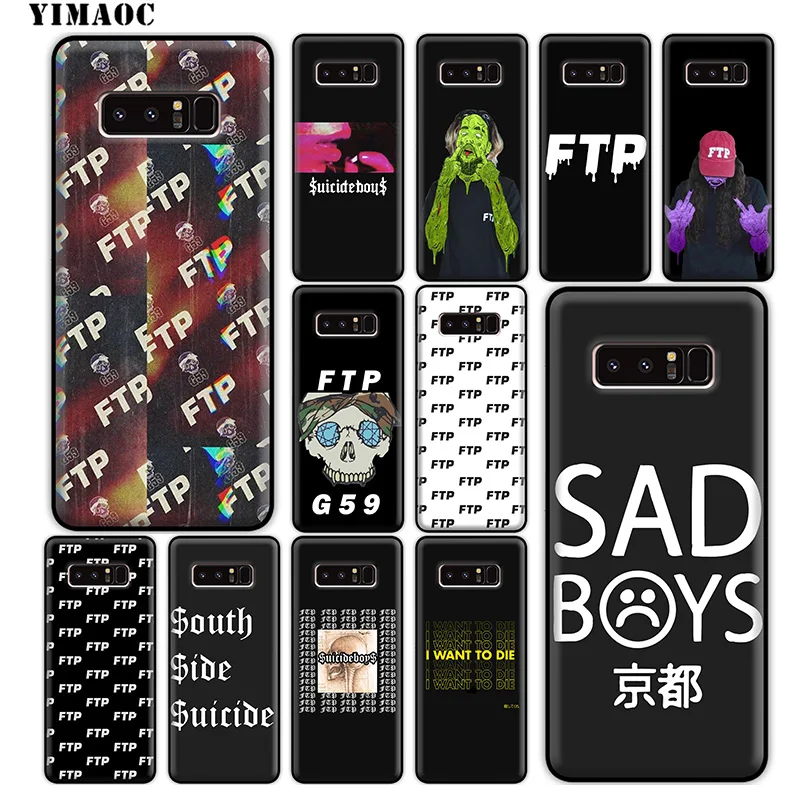 Мягкий силиконовый чехол YIMAOC FTP Suicideboys с черепом для samsung Galaxy Note 10 Plus 9 8 A9 A8 A6 2018 A5 A3