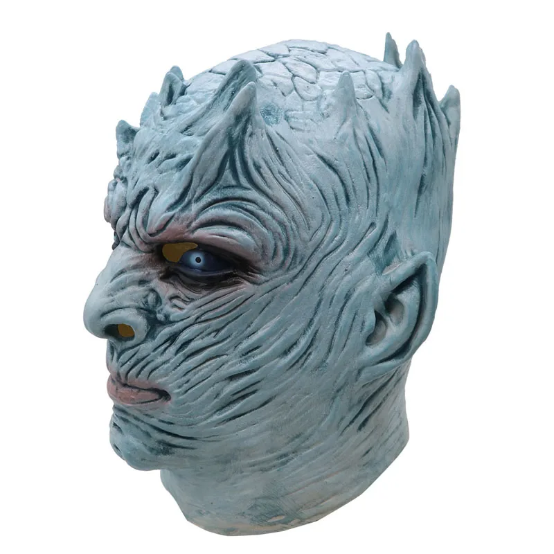 Game of Thrones Night King Cosplay Masks Full Face Zombie Latex Mask for Halloween (5)