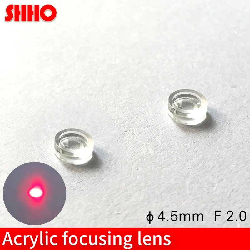 Диаметр 4 5 мм Длина фокуса 2 0 акриловые линзы PMMA аксессуары для