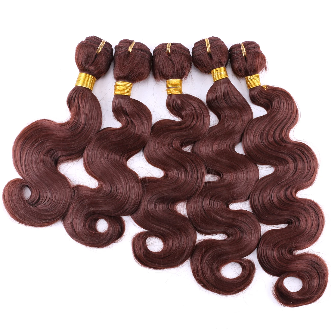 100 gram/pcs Natural black body wave hair available synthetic hair for women