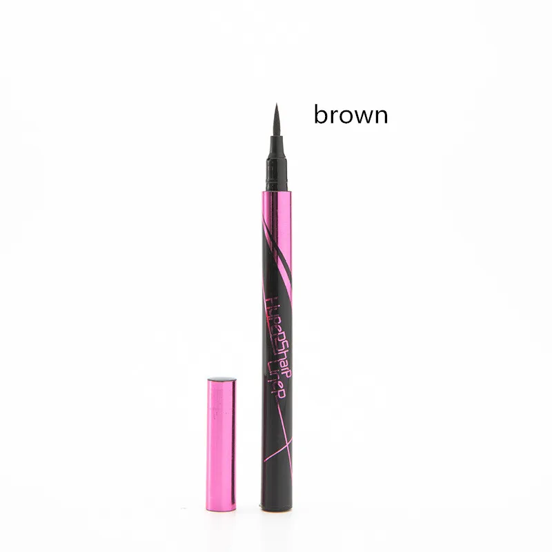 1pc Black Brown Liquid Eyeliner Pencil Soft Smooth Hard Head Waterproof Long Lasting Quick Drying Eye liner Pen| |