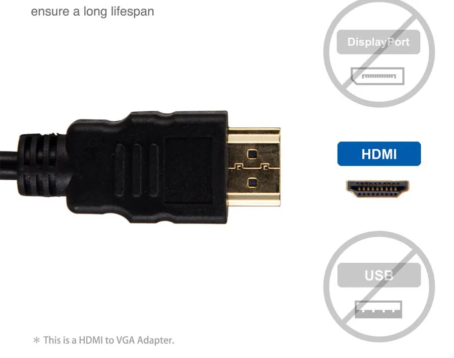 Urgrico hdmi-vga адаптер мужской для Famale HDMI VGA конвертер адаптер 1080P цифро-аналоговый видео аудио для ПК ноутбука планшета