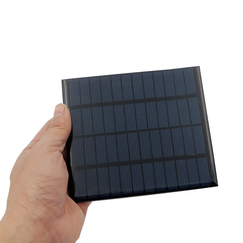 1 шт. x Солнечный модуль 12 В 2 Вт 166ма портативный модуль DIY Маленькая солнечная панель для сотового телефона зарядное устройство Домашний Светильник игрушка солнечная батарея