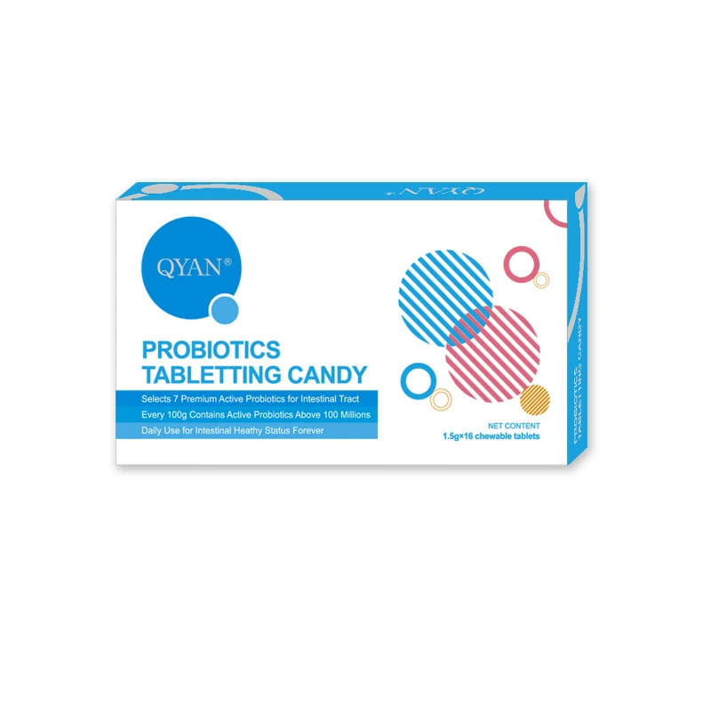 

QYAN Probiotics Candy Tablet Digestive Health To Keep Your Body Healthy For kids & Adults Daily Supplementation Of Lactobacillus