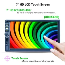 Nuovo 7 ”2 DIN Bluetooth Auto Multimedia Stereo MP5 Lettore GPS AM/FM/RDS Radio di Sostegno specchio Link/Aux In/Videocamera vista posteriore