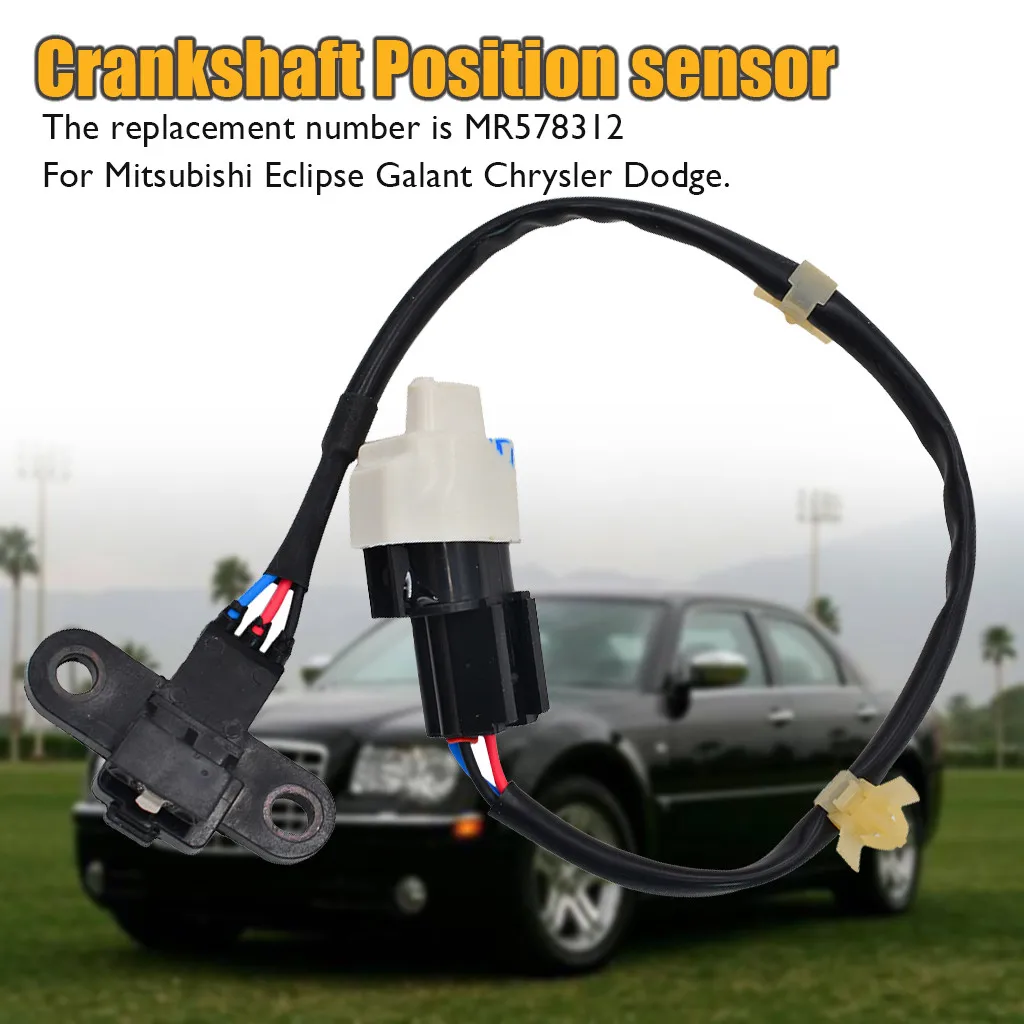 

Crankshaft Position Sensor For Mitsub Ishi Eclipse Galant Chrysler Sebring D Odge Stratus Pc424 Mr578312 J5t25175 5s1857 Cb #YL1