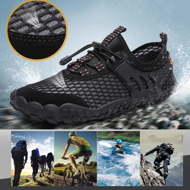 Men Shoes Summer Aqua Outdoor Sport Wading Shoe Water Sneakers Upstream