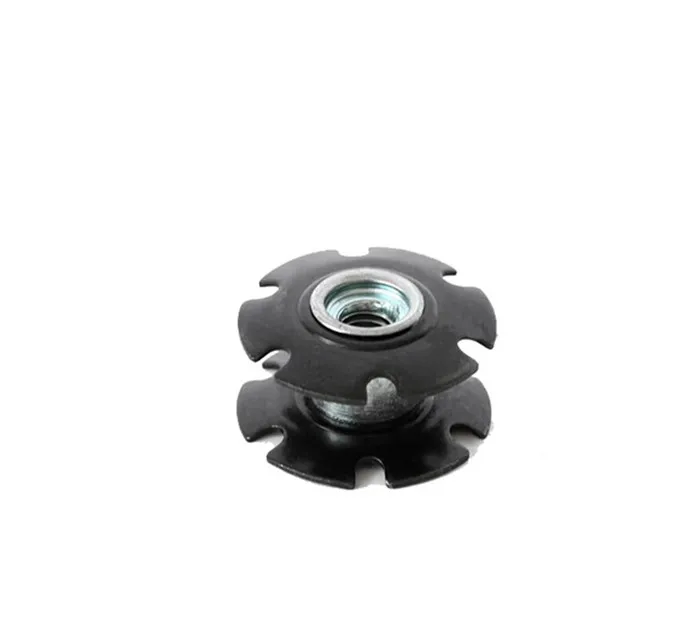 New ROCKBROS Steer Tube Headset Aluminum Star Nut 1 1 8 28 6mm 1pcs